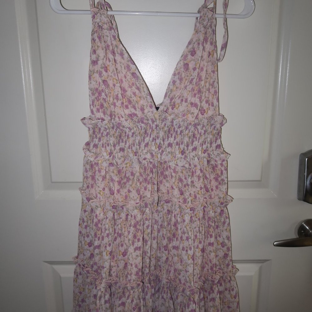 Vici floral mini dress